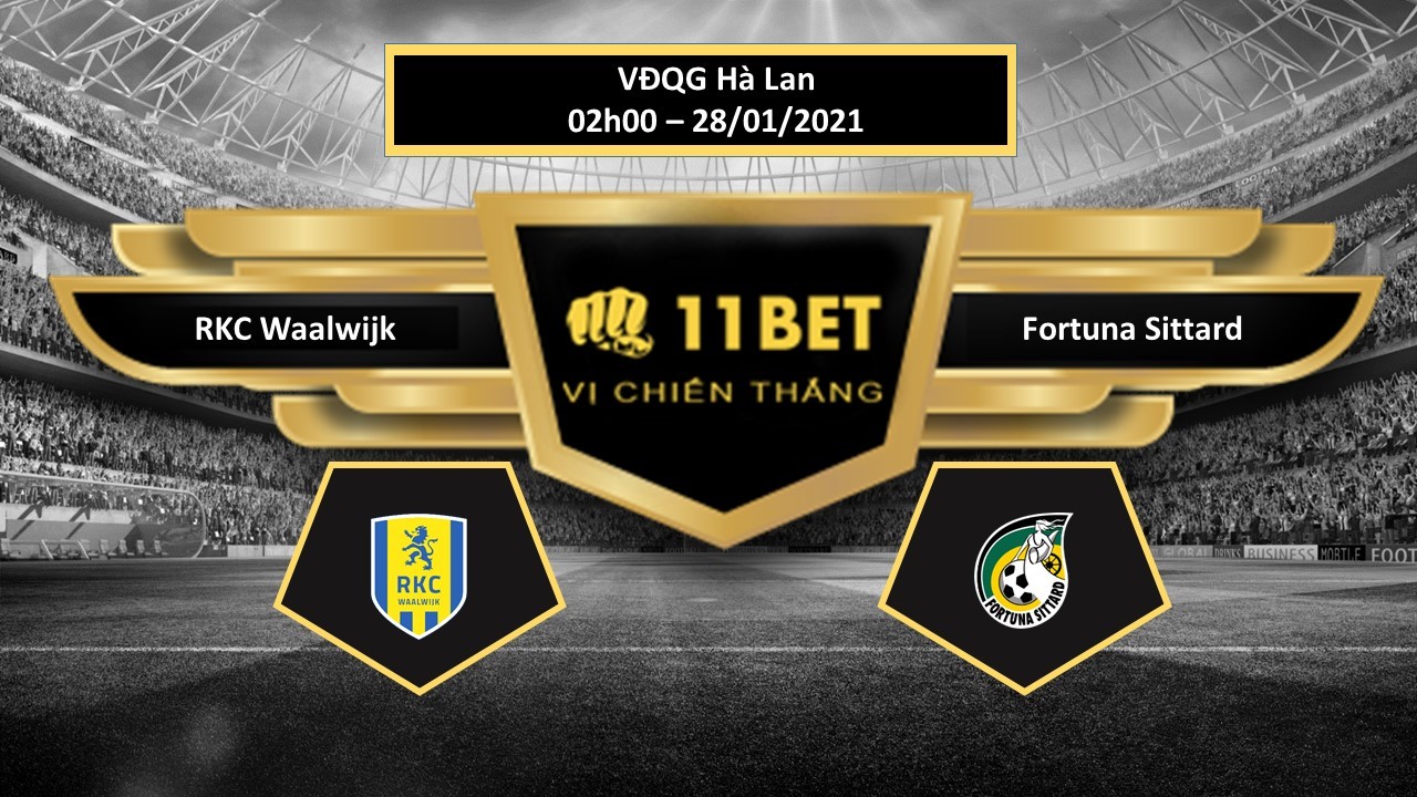 11BET Tip bóng đá RKC Waalwijk vs Fortuna Sittard , hôm nay 28/01/2021