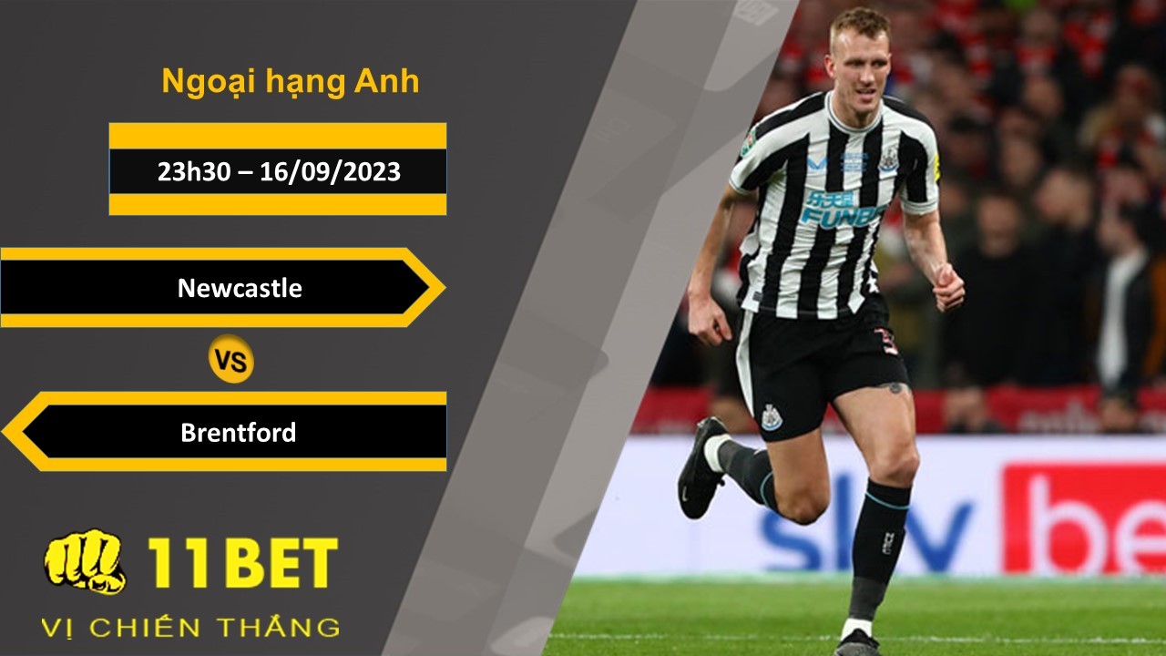 11BET Soi kèo Newcastle vs Brentford, 23h30, 16/09/2023
