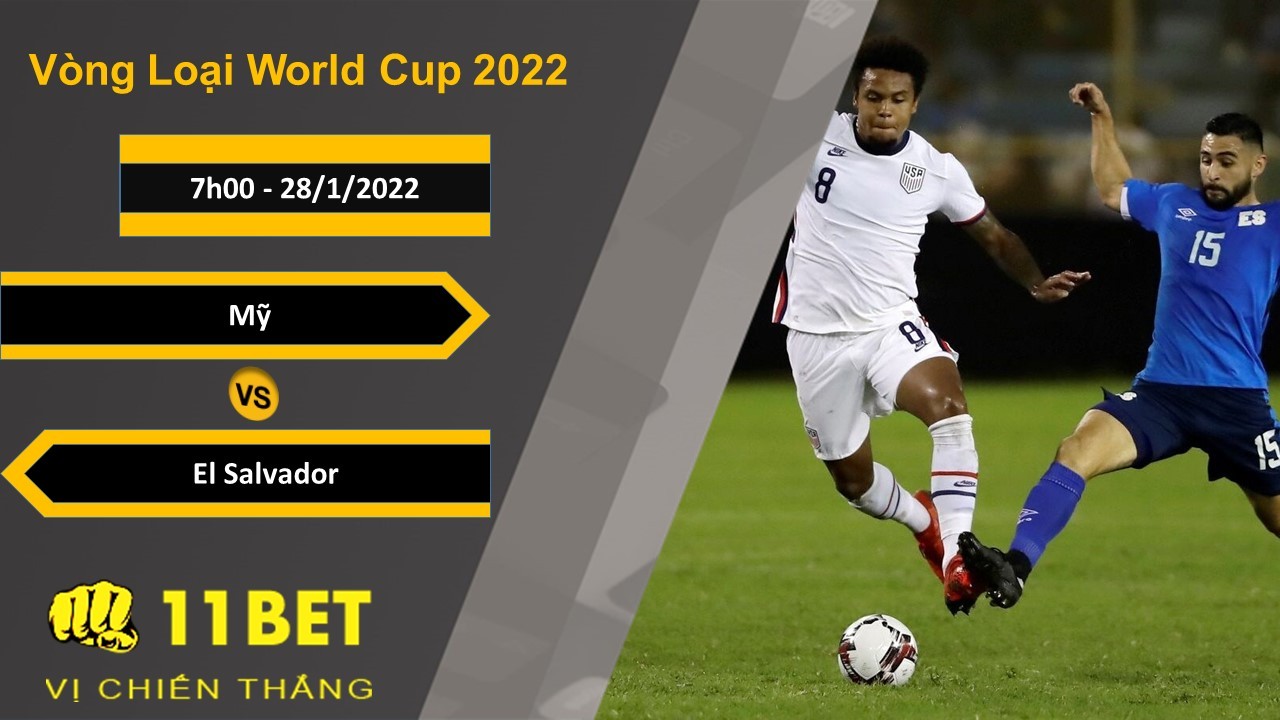 11BET Soi kèo Mỹ vs El Salvador, 7h00, 28/1/2022