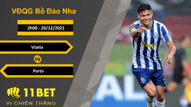 11BET Soi kèo Vizela vs Porto, 2h00, 20/12/2021