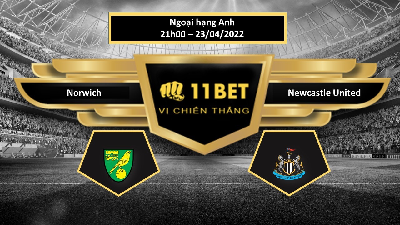 11BET Tip bóng đá   Norwich vs Newcastle United , hôm nay 23/04/2022