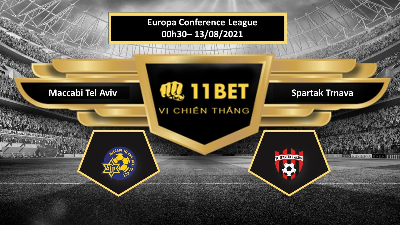 11BET Tip bóng đá Maccabi Tel Aviv vs Spartak Trnava , hôm nay 13/08/2021