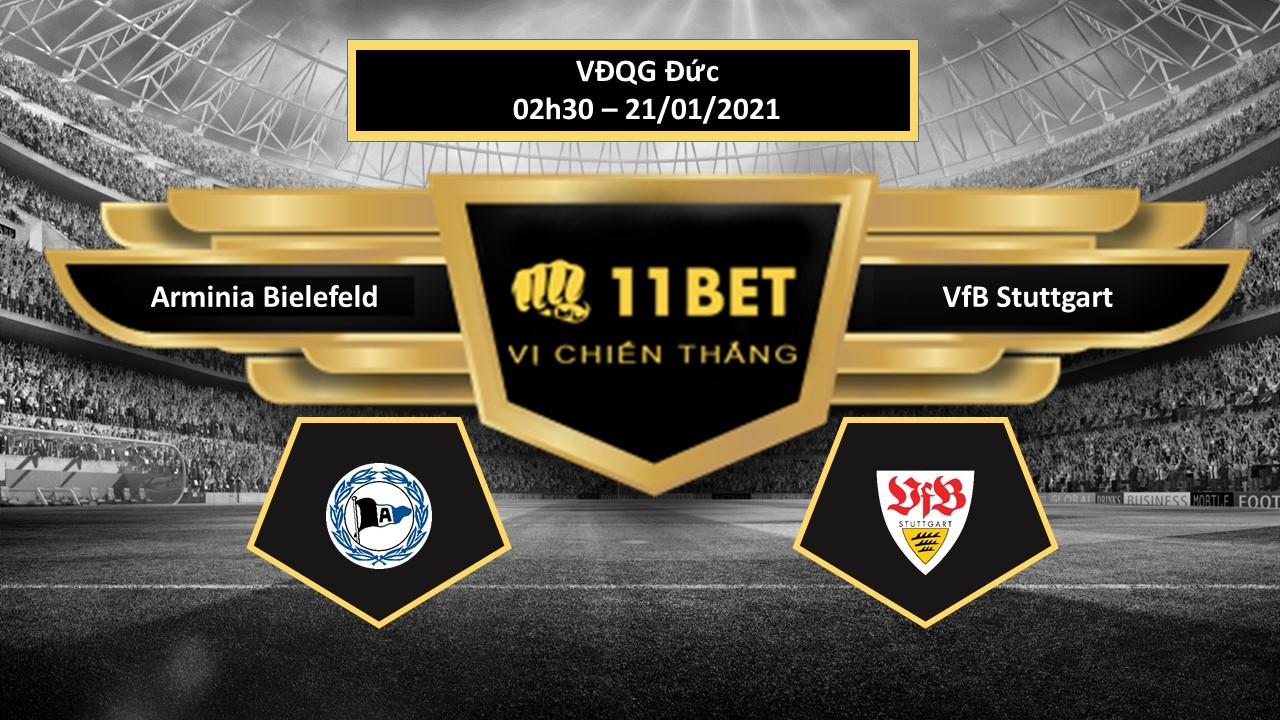 11BET Tip bóng đá Arminia Bielefeld vs VfB Stuttgart , hôm nay 21/01/2021